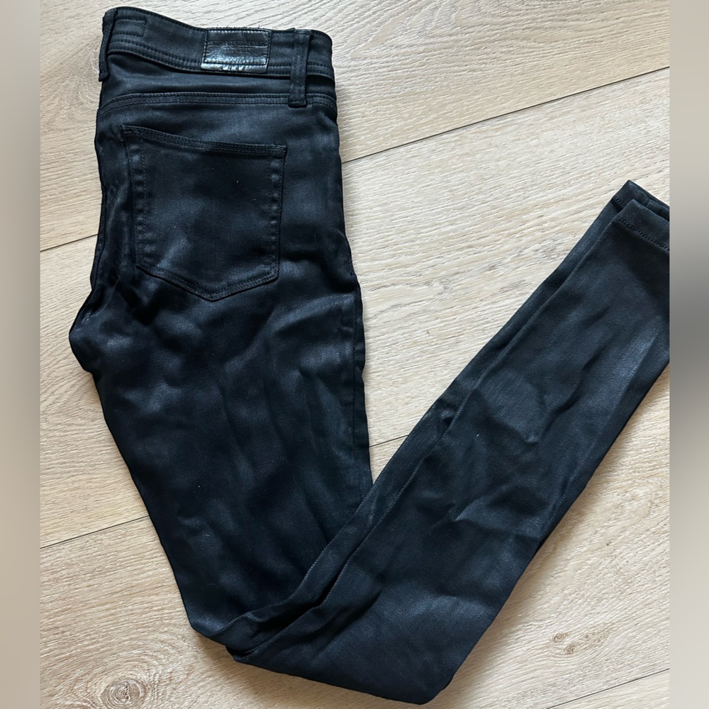 BURBERRY Sheen Black Skinny Jeans